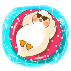 [LINEスタンプ] あひるんとあちちな夏