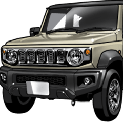 [LINEスタンプ] 車(SUV28)クルマバイクシリーズ