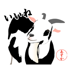 [LINEスタンプ] 2025年の吉がけ牧場のヤギたち