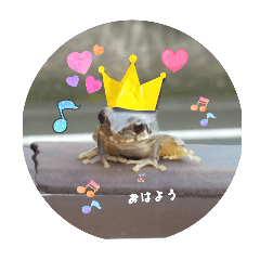 [LINEスタンプ] 童謡カエルの合唱