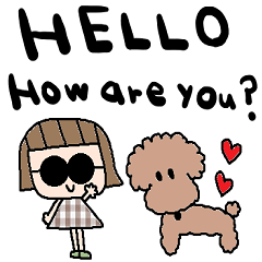 [LINEスタンプ] (nenerin日常会話スタンプ366英語気遣い)