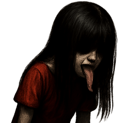 [LINEスタンプ] 赤い服の女鬼1