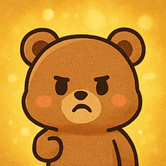 [LINEスタンプ] キラキラもふもふクマ@SFW