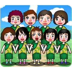 [LINEスタンプ] フラダンスタンプ