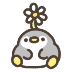[LINEスタンプ] ミニミニ友情ペンギンティキタカ