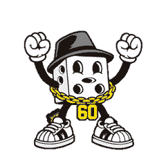 [LINEスタンプ] 最高に動く！ SAIKOROCK 