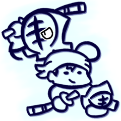 [LINEスタンプ] ラフラフけんどー