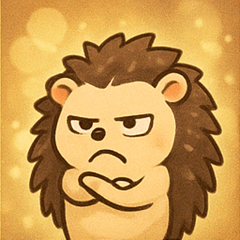 [LINEスタンプ] キラキラとげのハリネズミ@SFW