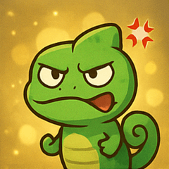 [LINEスタンプ] キラキラいろどりカメレオン@SFW