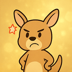 [LINEスタンプ] キラキラぽっけのカンガルー@SFW