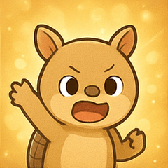 [LINEスタンプ] キラキラこうらのアルマジロ@SFW