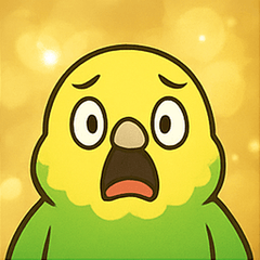 [LINEスタンプ] キラキラおしゃべりインコ@SFW