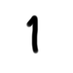 [LINEスタンプ] 数字スタンプ(1-10)