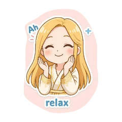 [LINEスタンプ] 美女の笑顔