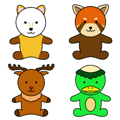 [LINEスタンプ] かわいい動物たちのご挨拶 第12弾