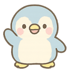 [LINEスタンプ] ぽちゃペンギン キュートパレード