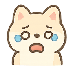 [LINEスタンプ] クリーム柴犬のリアクション行進
