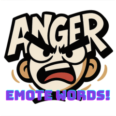 [LINEスタンプ] EmoteWords！ 感情が飛び出す英語スタンプ
