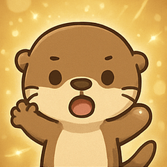 [LINEスタンプ] キラキラおててのコツメカワウソ2@SFW