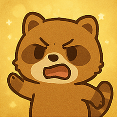 [LINEスタンプ] ちょい光タヌキ@SFW