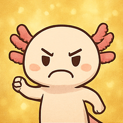 [LINEスタンプ] キラキラえらのウーパールーパー@SFW