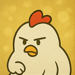 [LINEスタンプ] キラキラニワトリの毎日@SFW