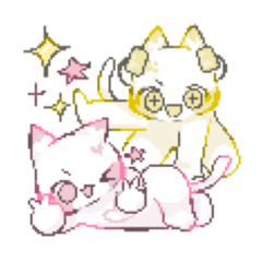 [LINEスタンプ] ろくねこどっとふれんず‧✧̣̇‧ 