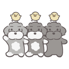 [LINEスタンプ] ふわシュナ 日常 mix