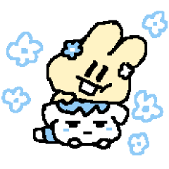 [LINEスタンプ] ネオとモナの楽しい日常